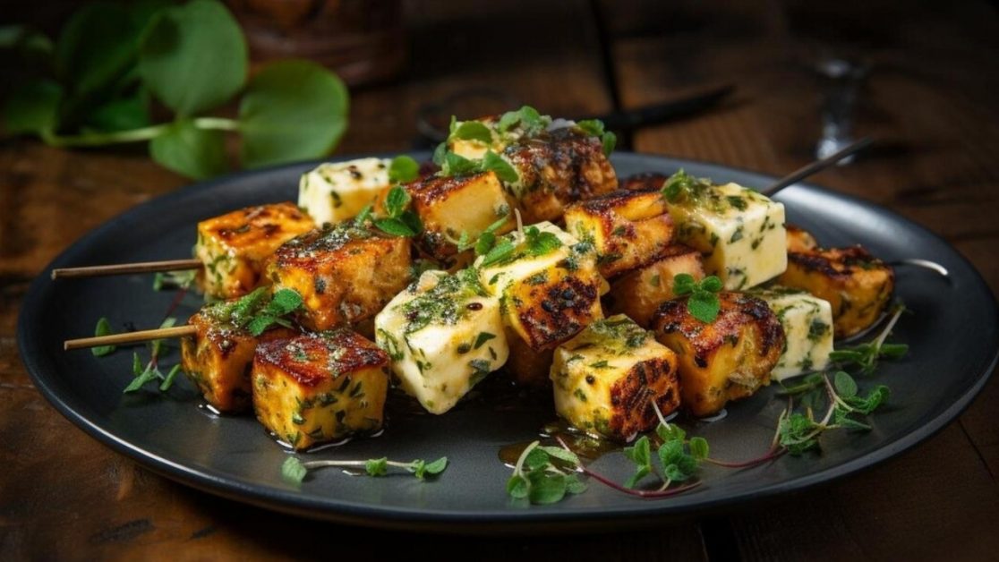 Grilled Cooking in a Microwave