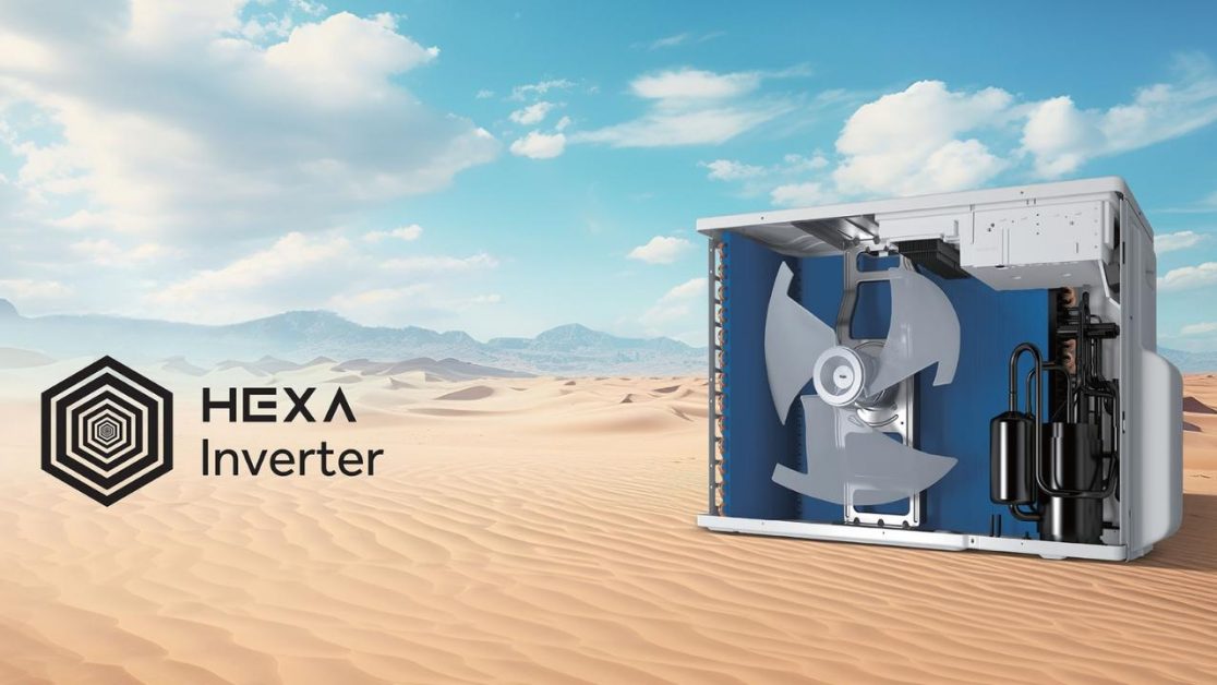 Hexa Inverter Technology in air conditioner