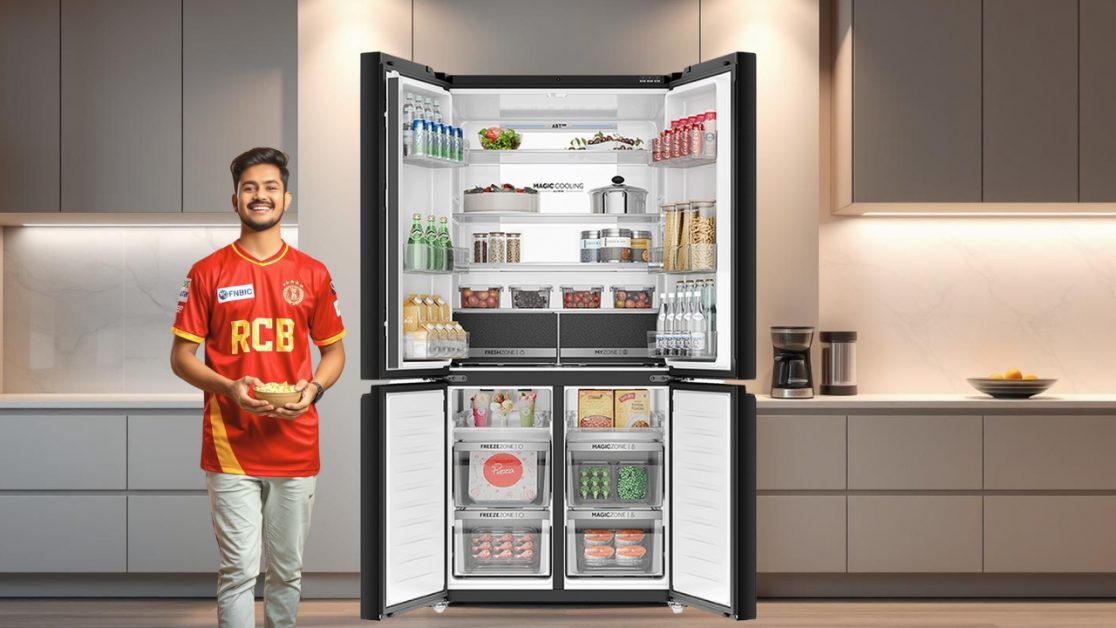 Keep Food fresh in 4 door refrigerator