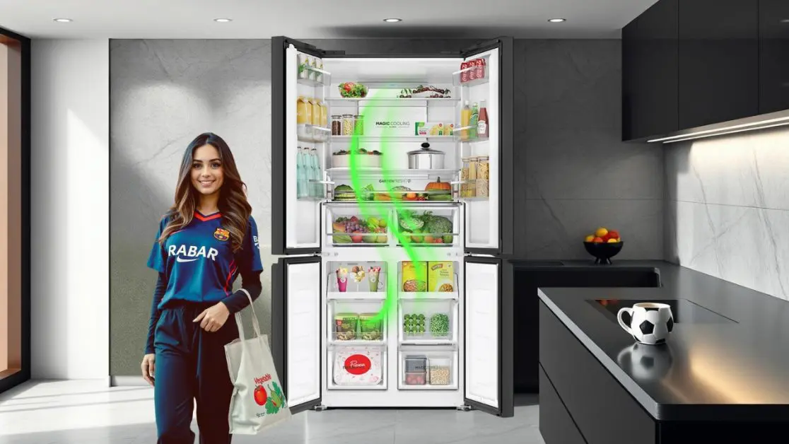 Keep your Food Fresh for longer hours in 4 door refrigerator