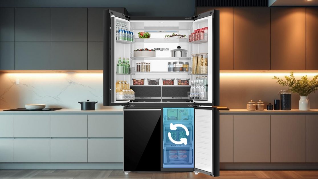 Magic Convertible Zone in refrigerator