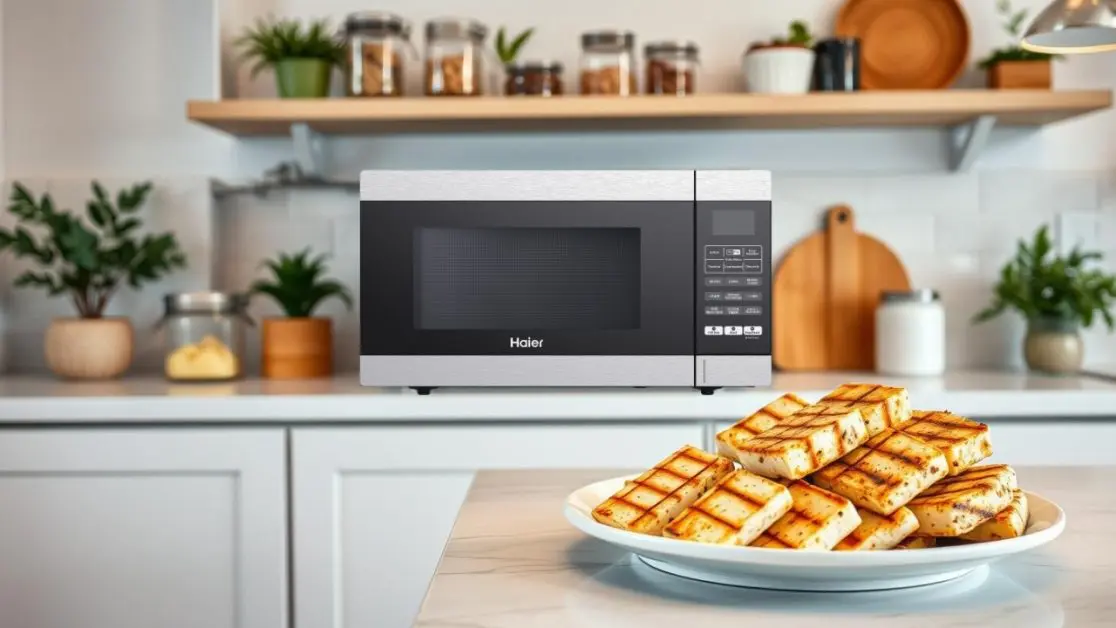 Make Grilled Paneer in microwave