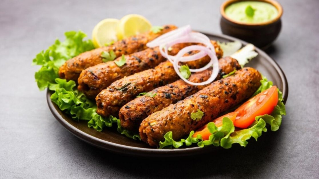 Make Soya kababs in microwave