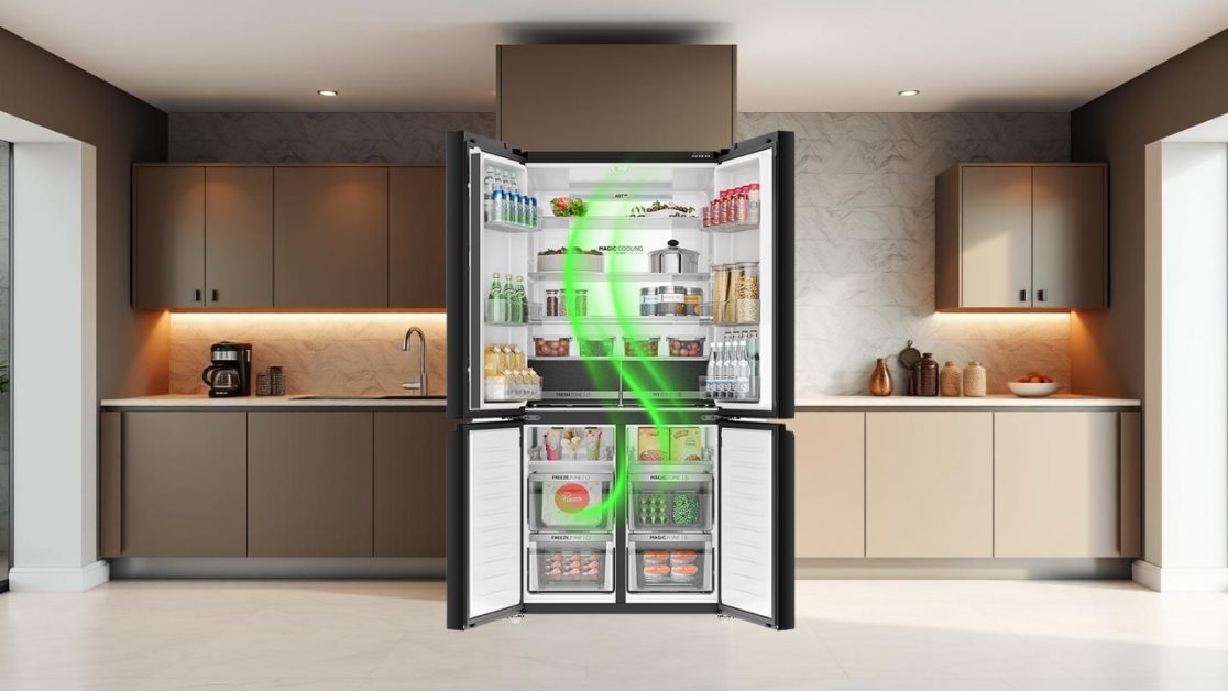 Manage Airflow and Ventilation in refrigerator