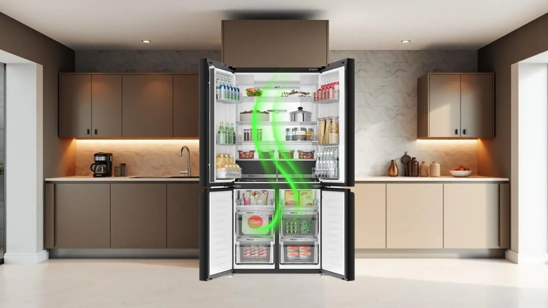 Manage Airflow and Ventilation in refrigerator