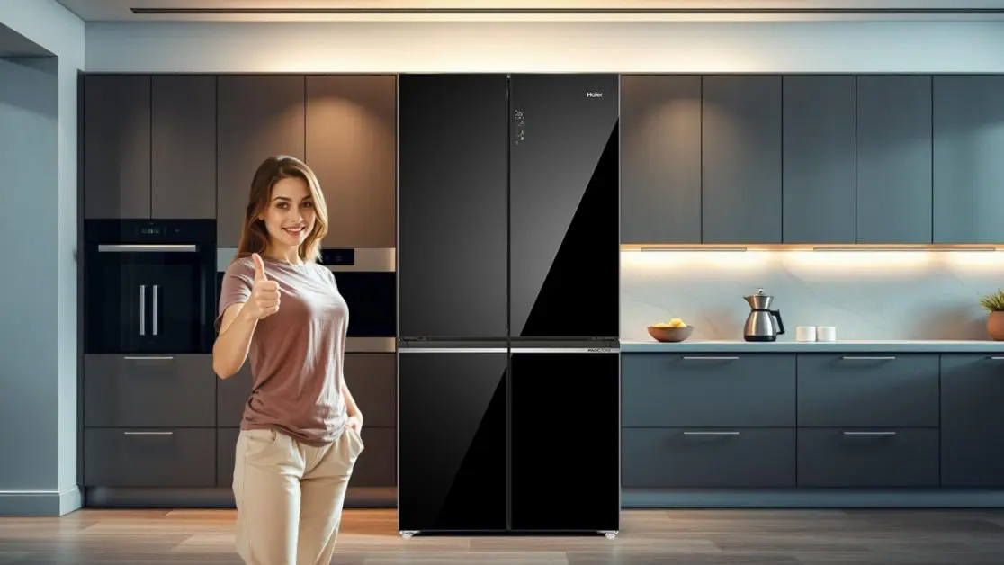 Mirror Glass Finish Refrigerator