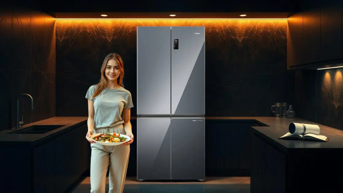 Mirror Glass Finish Refrigerator Gives Any Kitchen an Upgrade