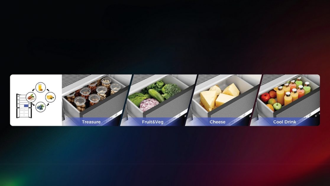 My Zone in refrigerator Knows What You Want to Store