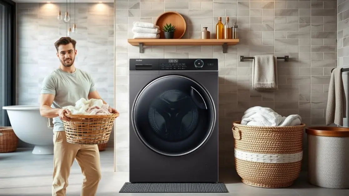 Perfect Laundry washing with front load washing machine in Mumbai Rains