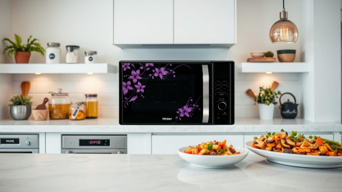 Reheating of food in microwave