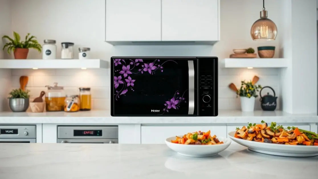 Reheating of food in microwave