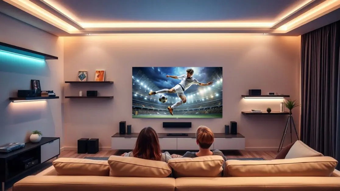 TV with HDMI 2.1 in Sports Broadcasts