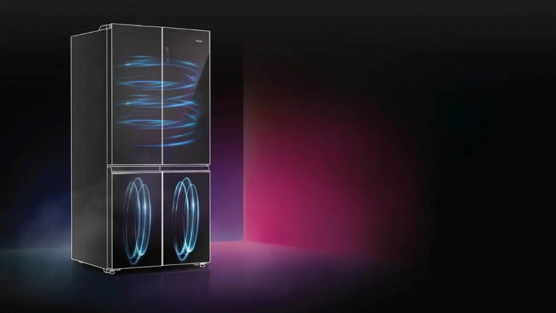 Triple Inverter and Dual Fan in 4 door refrigerator