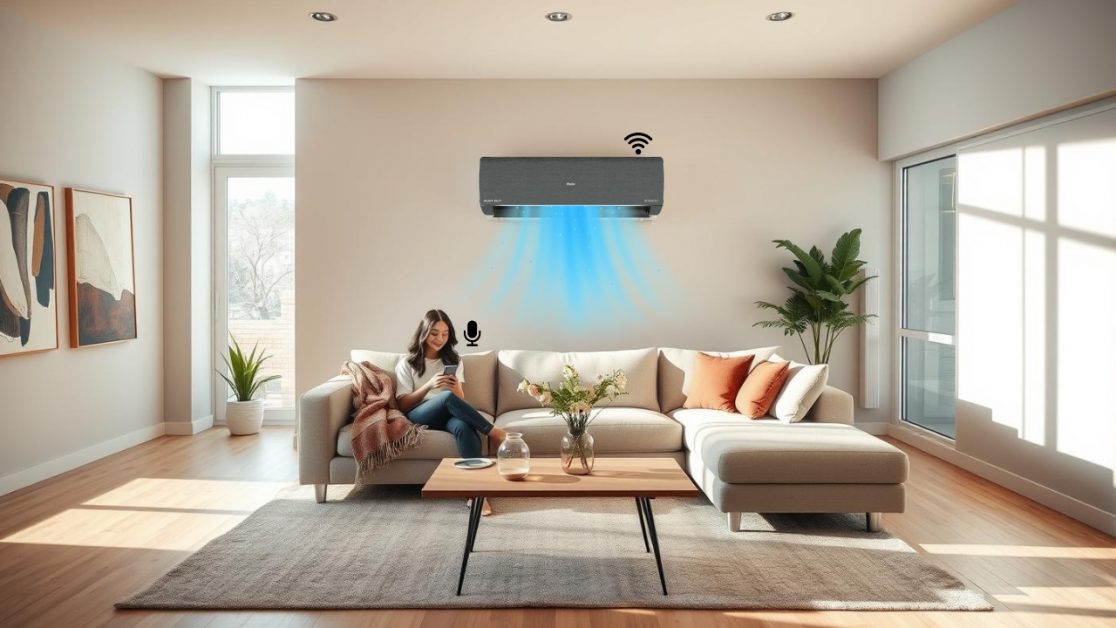 Voice and Smartphone Control in AI AC