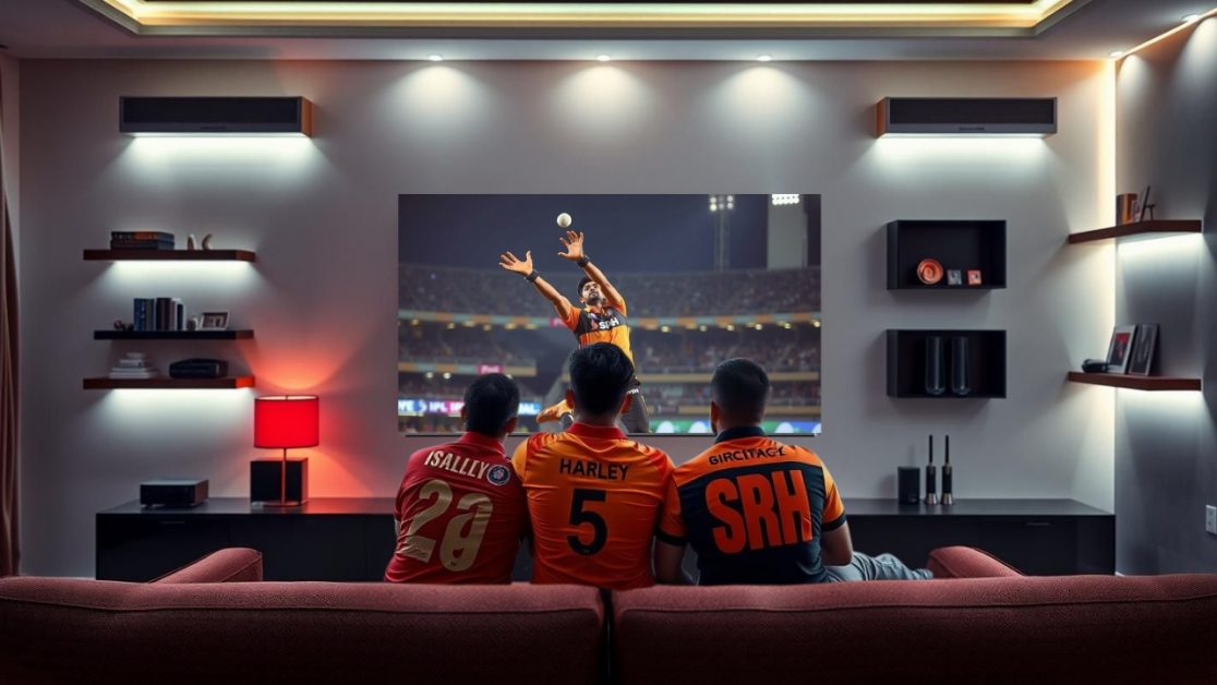 Watch RCB vs SRH rivalry in LED TV