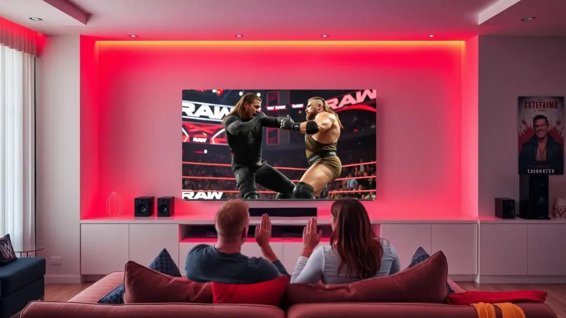 Watch WWE Raw Clips in Mini LED TV