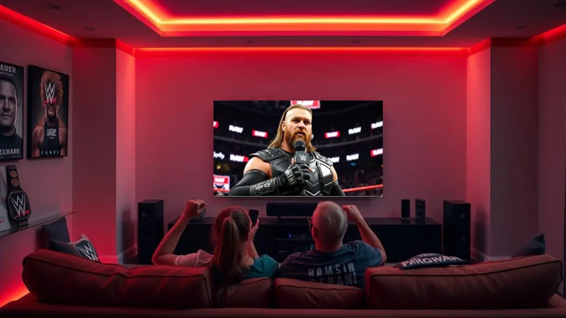 Watch WWE Raw in Mini LED TV