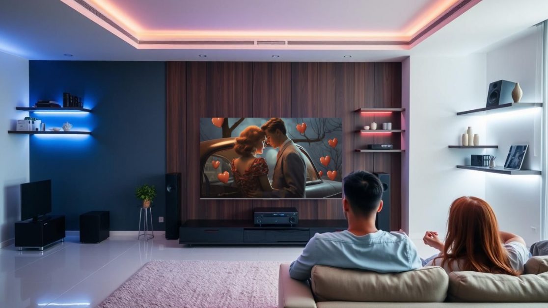 Watch your favourite love story movies in QLED TV