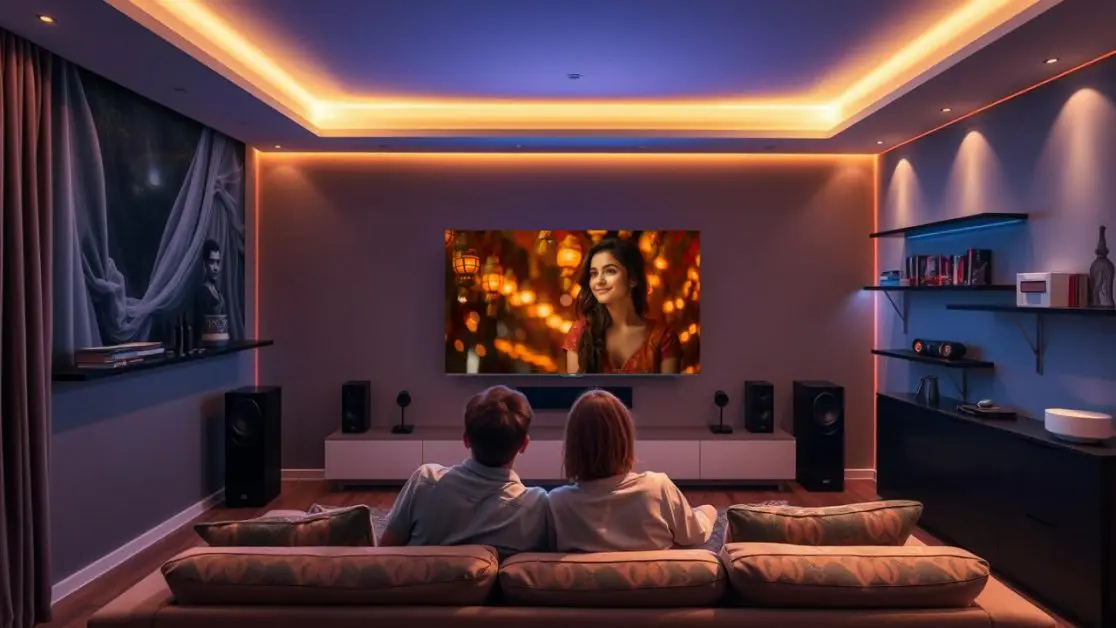 Watching Movies in LED TV