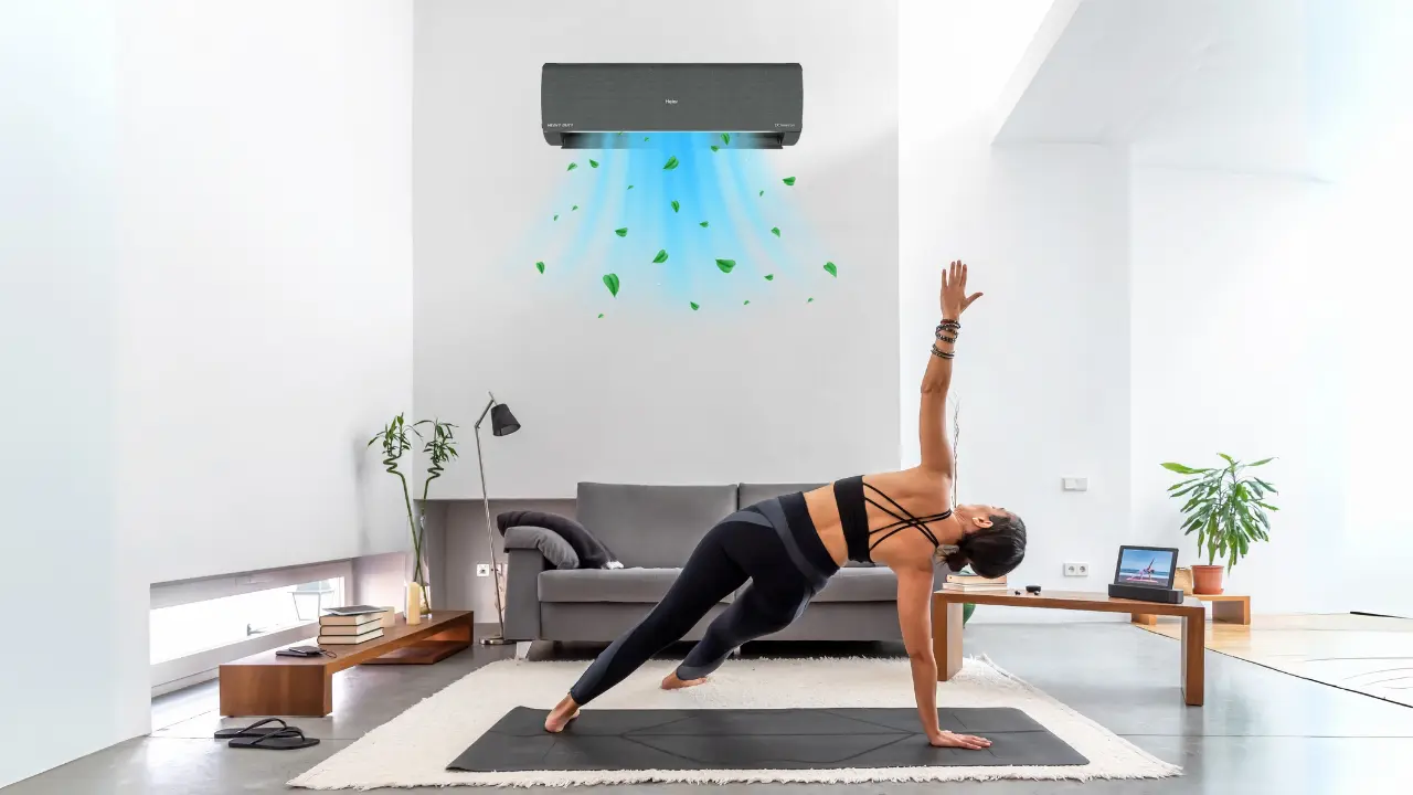 AC Mode Creates the Perfect Ambience for Indoor Yoga Practice