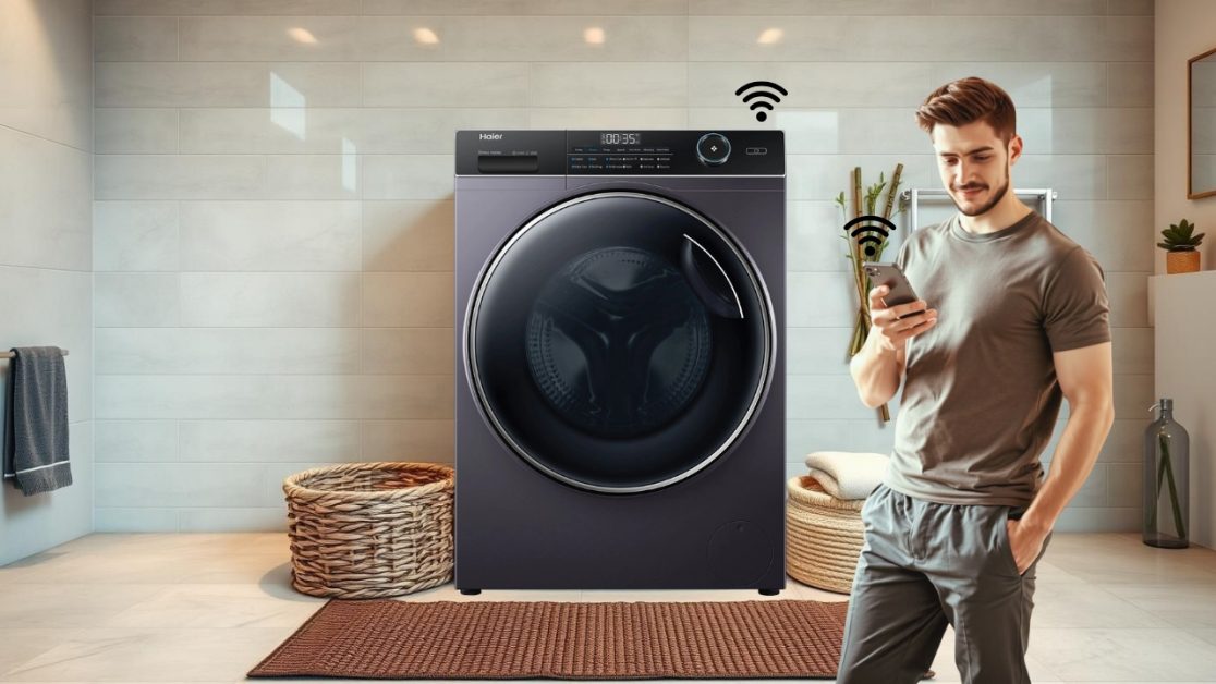 App Control functions in washing machine