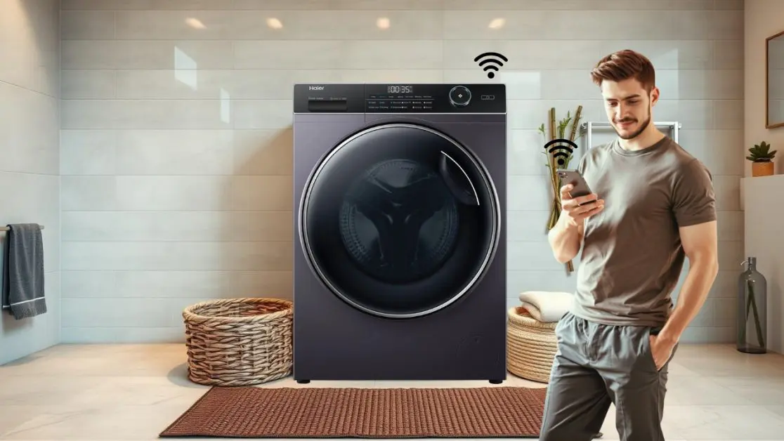 App Control functions in washing machine