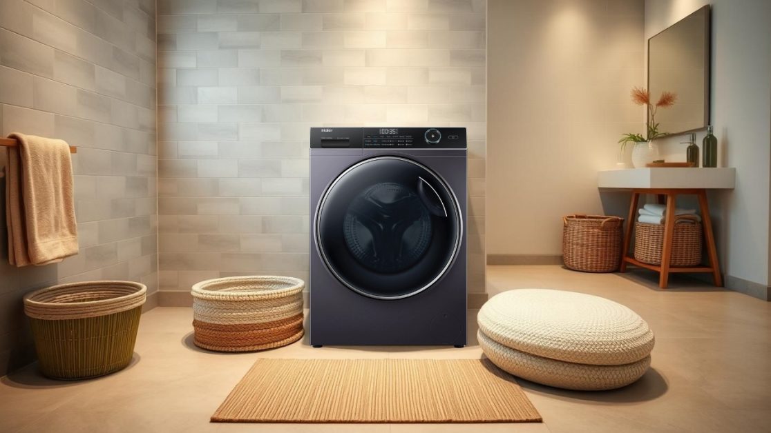 Bathroom Setup for washing machine