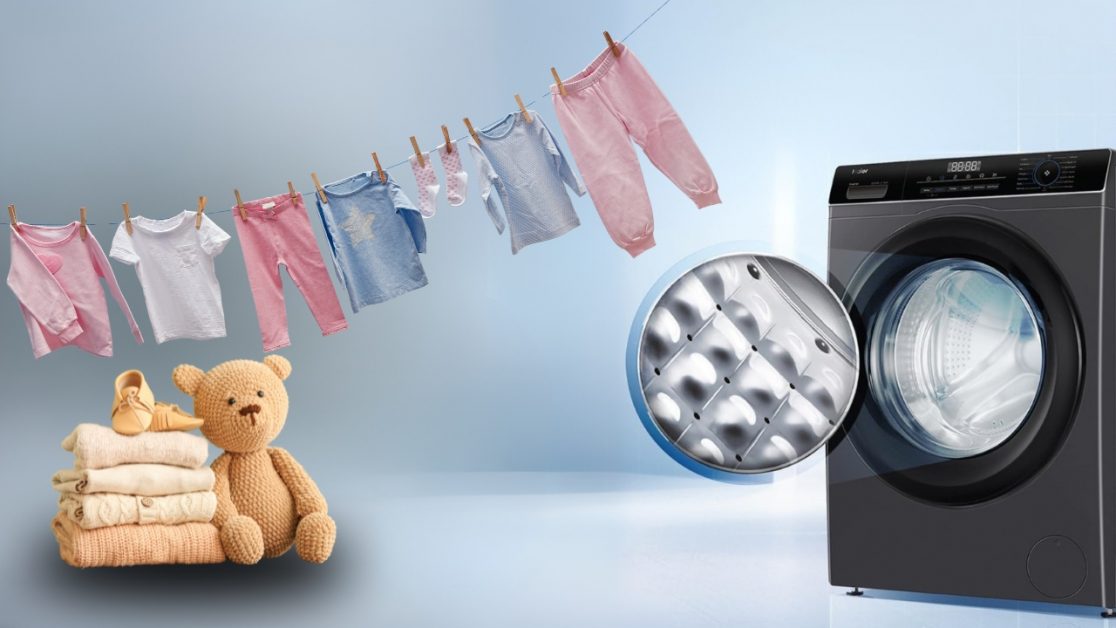 Clean Babywear in washing machine with ease