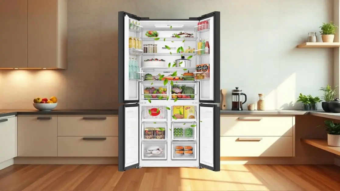 Deo fresh technology in 4-Door Refrigerator