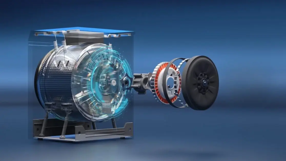 Direct Motion Motor features in washing machine