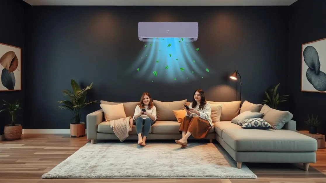 Enjoy your movies with smart AC