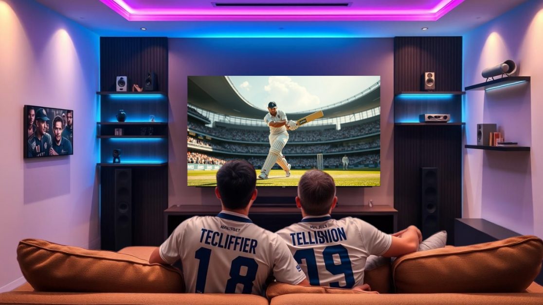 Experience test cricket in OLED TV