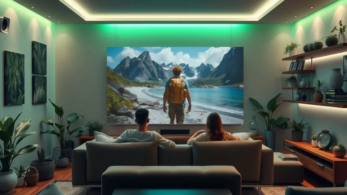 Feature rich LED TV