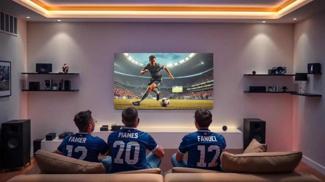 Get Big Screen TV to watch football