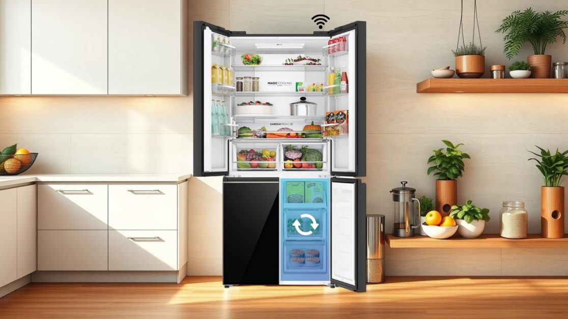 Get Convertible Zone in 4 door refrigerator