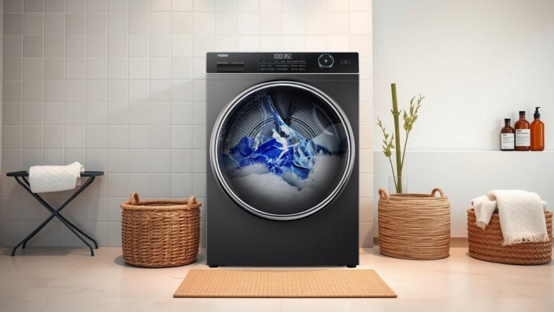 Get Dual Spray system in washing machine