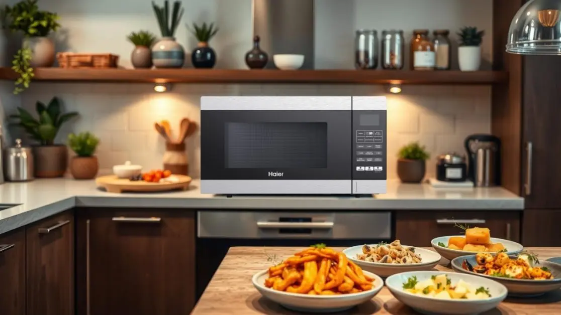 Get Microwave with built in air fryer