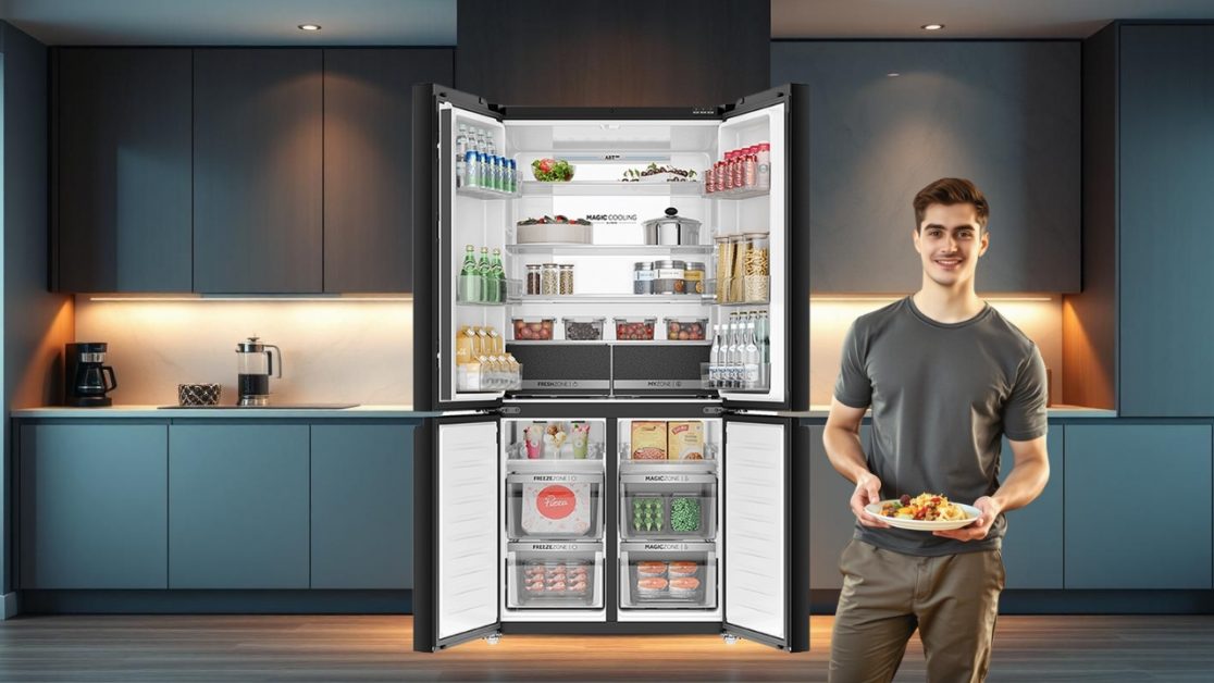 Get Perfect Meal storage in 4 door refrigerator