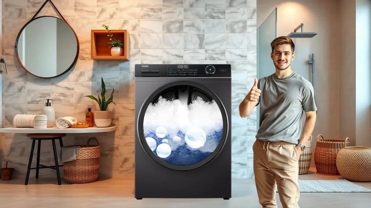 Get Steam function in washing machine