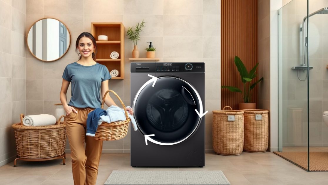 Get Washer-Dryer washing machine home