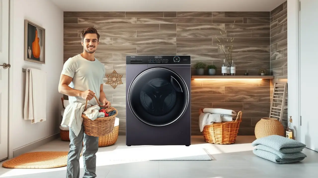 Get Washer-Dryer washing machine to your flat