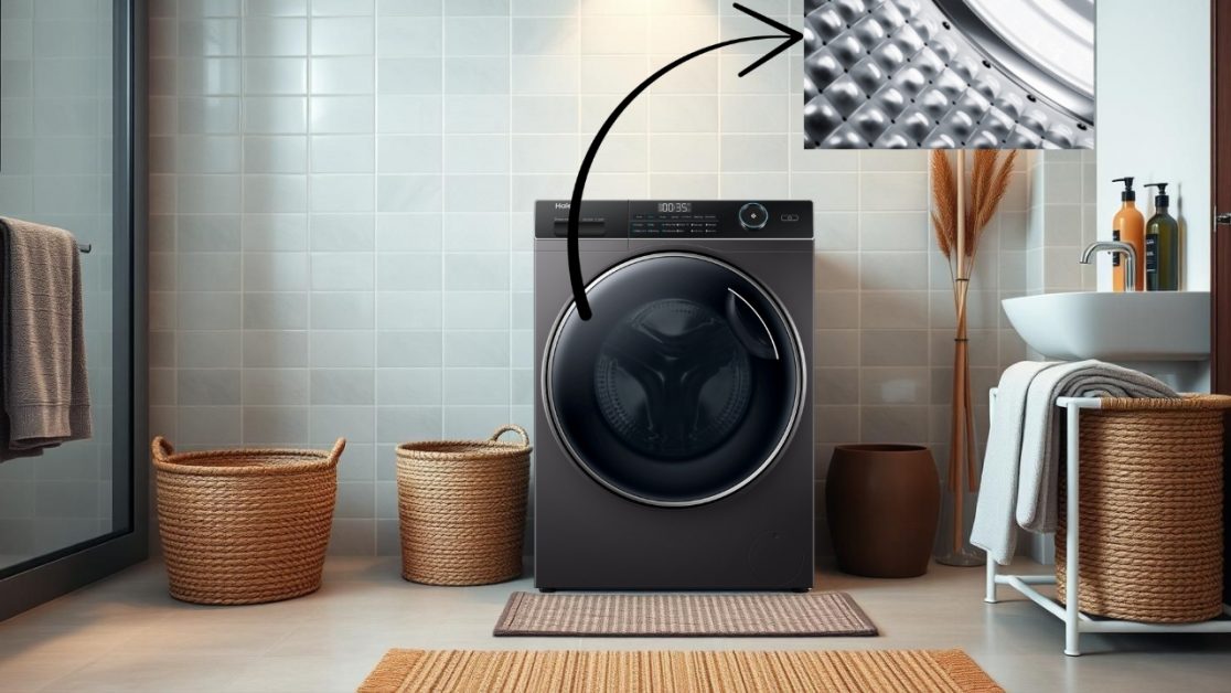 Get pillow drum design in washing machine