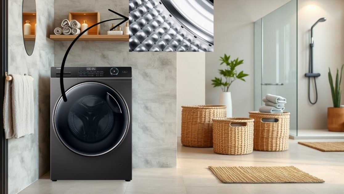 Get pillow drum design in washing machine