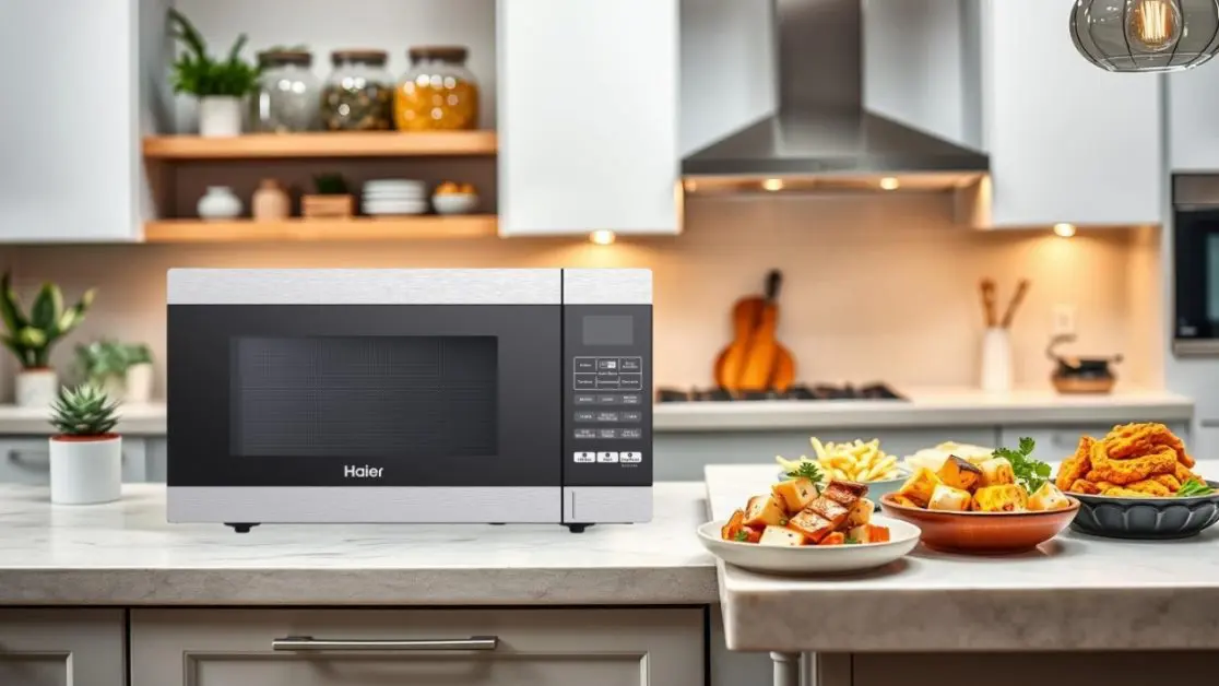 Grilling feature in microwave