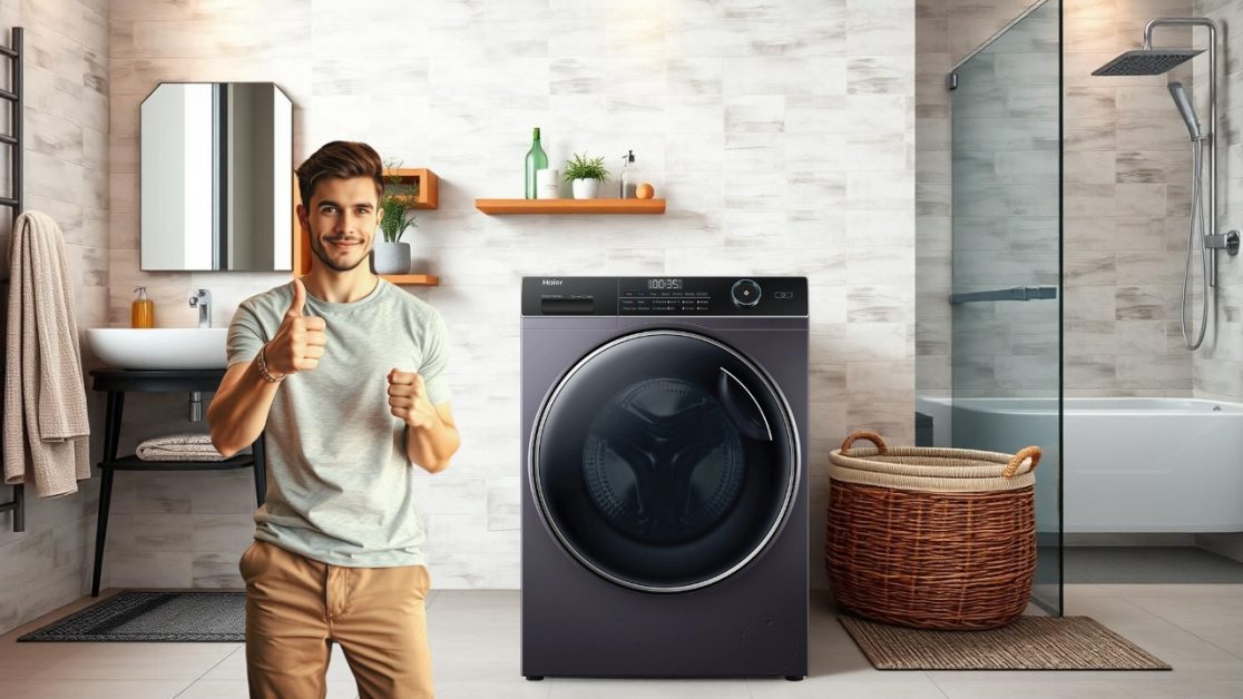 Indian Men Embrace This Washer-Dryer washing machine