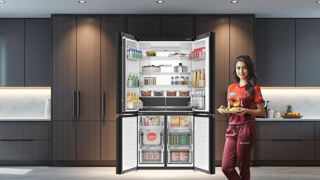 Keep your Spicy Snacks fresh in 4 door refrigerator