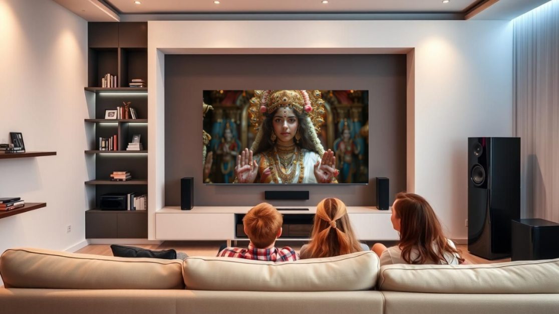 Living Room Looks Classier with Mini LED TV
