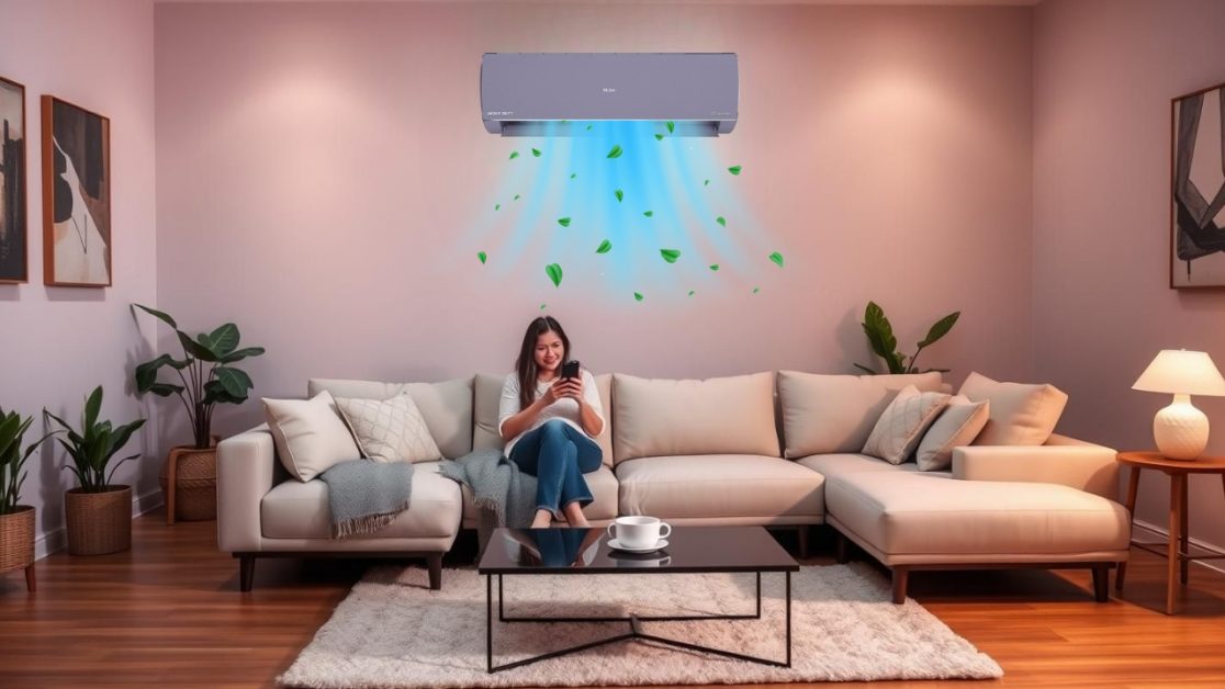 Long Distance Air Flow in air conditioner
