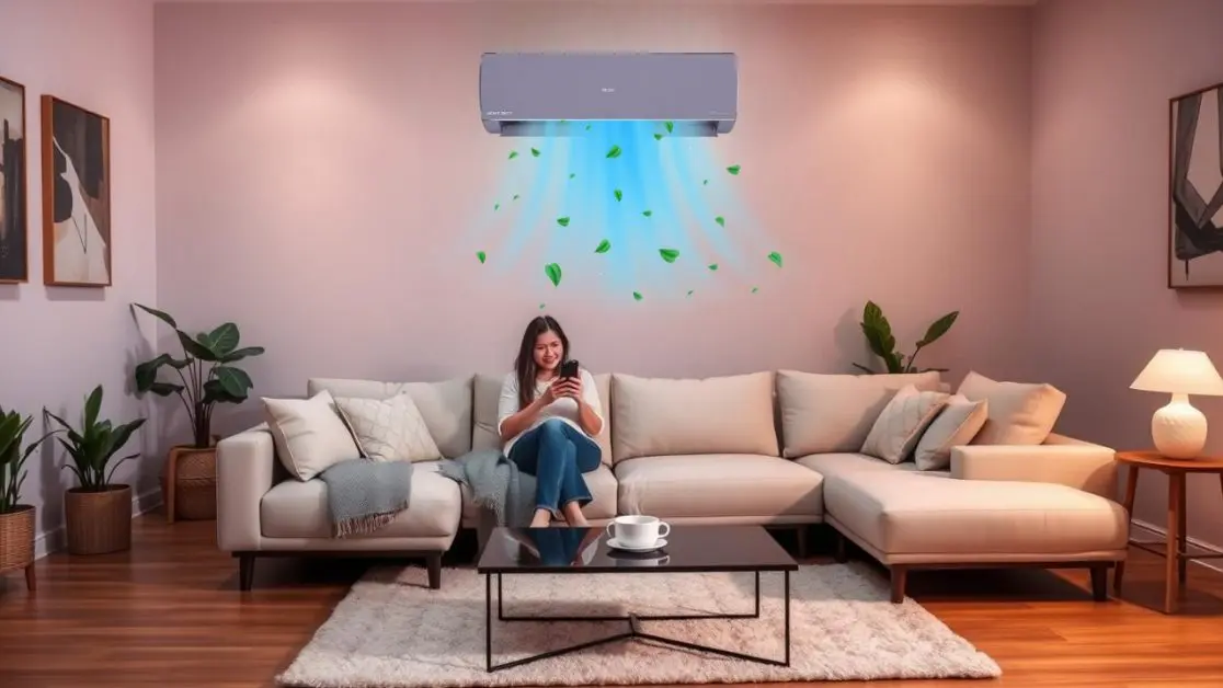 Long Distance Air Flow in air conditioner