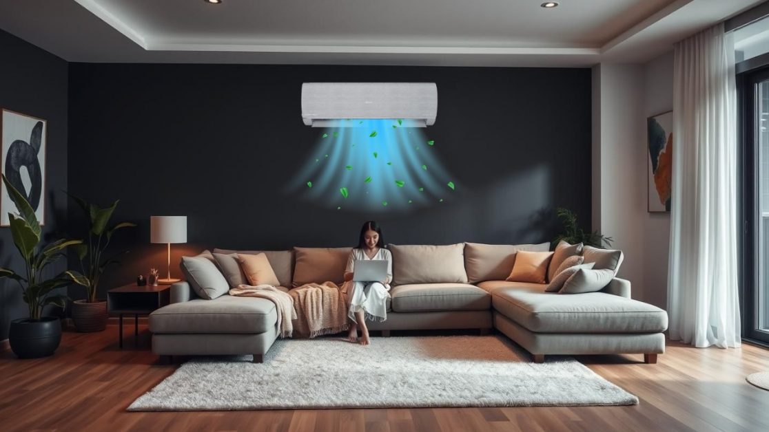 Long air flow with AI AC